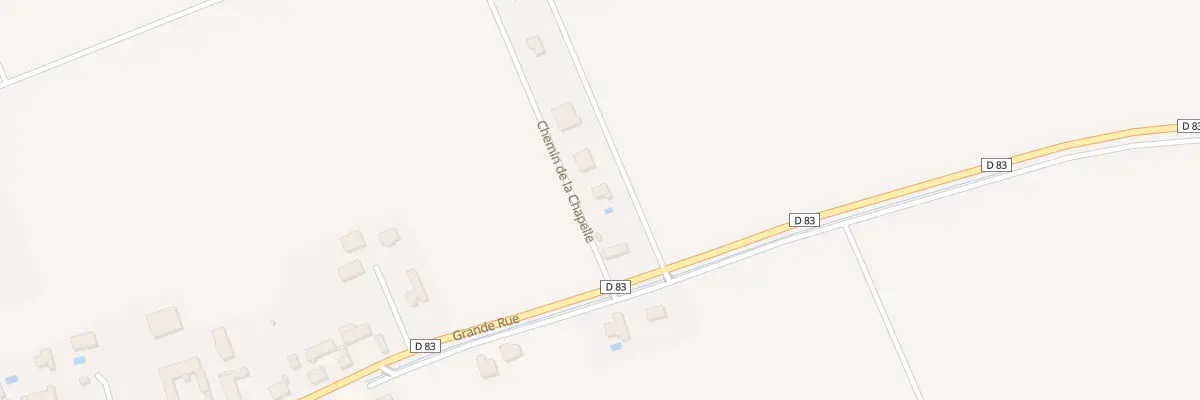 Plan du 1 Che de la Chapelle à Laines-aux-Bois