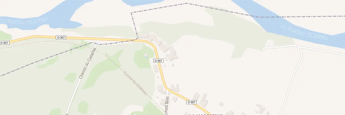 Plan du 125 Rte de Nimes à Tornac