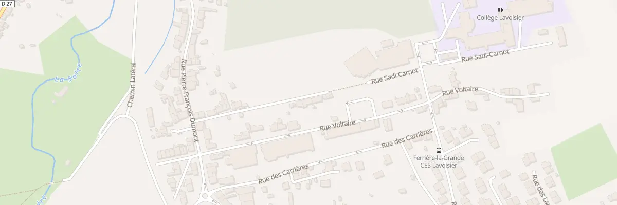 Plan du 27 Rue Voltaire à Ferrière-la-Grande