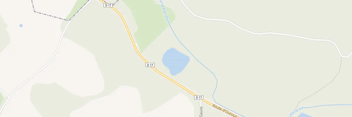 Plan du 30 Rte d’Ouroux en Morvan à Planchez