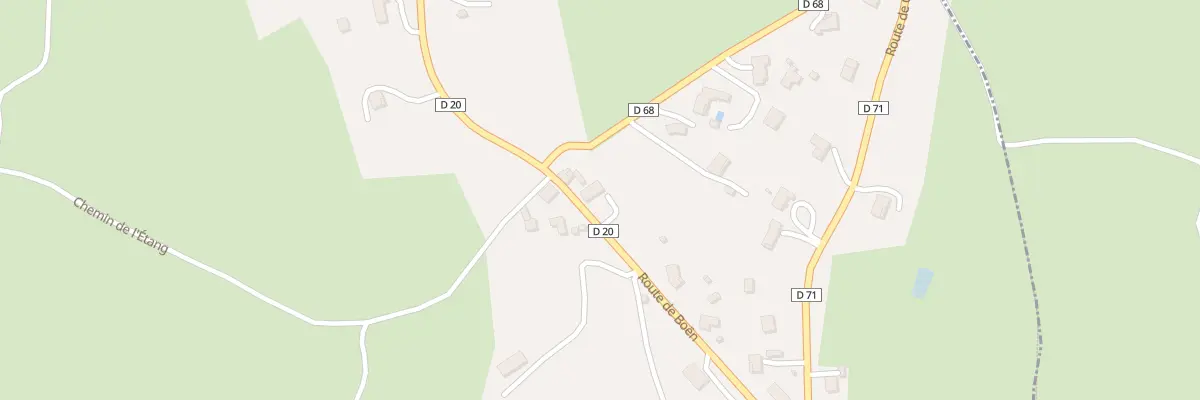Plan du 1973 Rte de Boën à Saint-Sixte