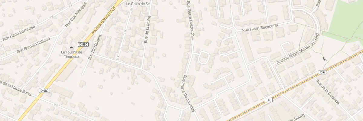 Plan du 24 Rue Pierre Destouches à Tinqueux