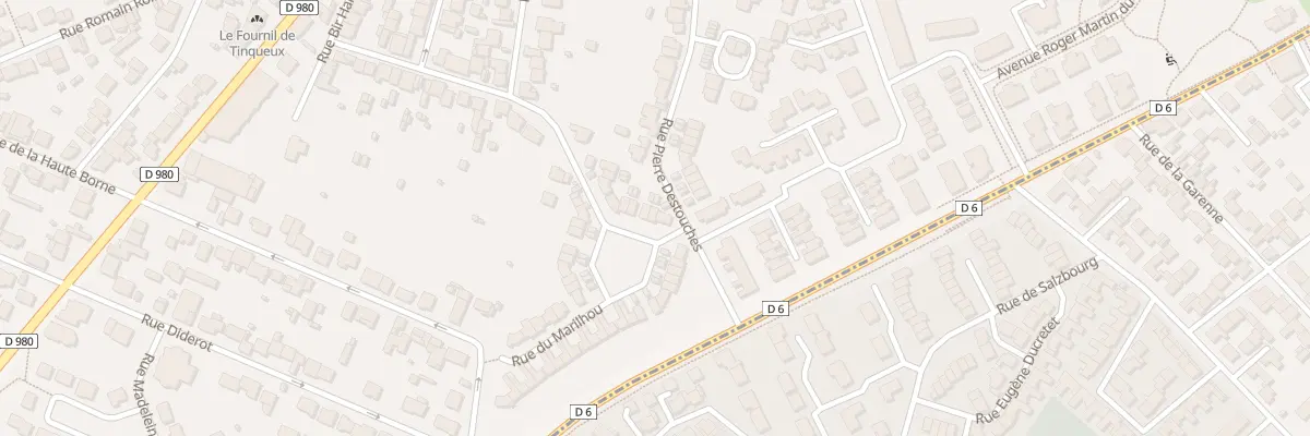 Plan du 48 Rue Pierre Destouches à Tinqueux