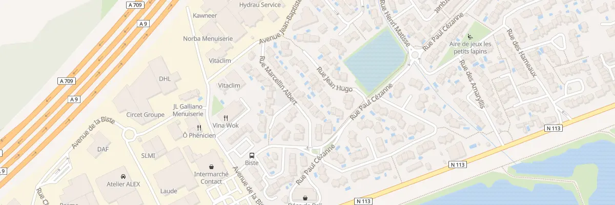 Plan du 10 Rue Marcellin Albert à Baillargues
