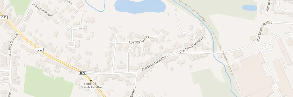 Plan du 30 Rue des Cypres à Ferrière-la-Grande