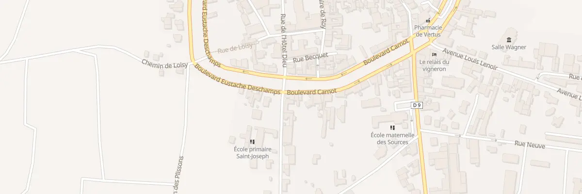 Plan du 2 Bd Carnot à Blancs-Coteaux