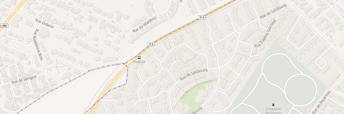 Plan du 23 Rue Lt Colonel Beaulieu à Reims