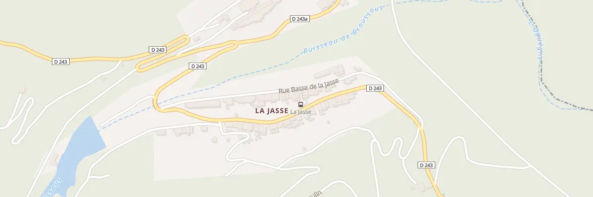 Plan du 18 Rue Basse de la Jasse à Chamborigaud