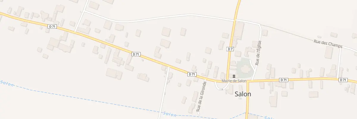 Plan du 6 Rue de Sézanne à Salon