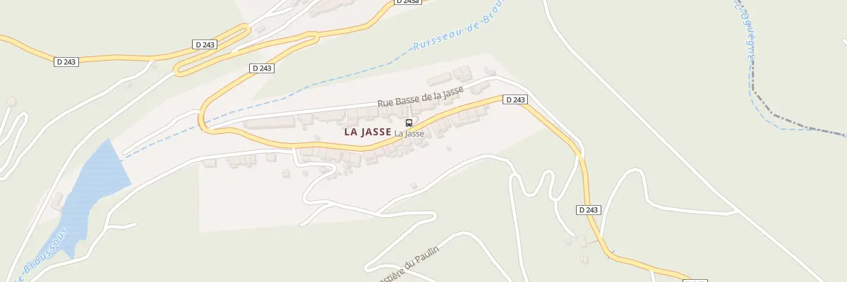 Plan du 28 Rue Haute de la Jasse à Chamborigaud