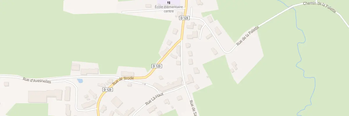 Plan du 1 Rue de Brode à Sémeries
