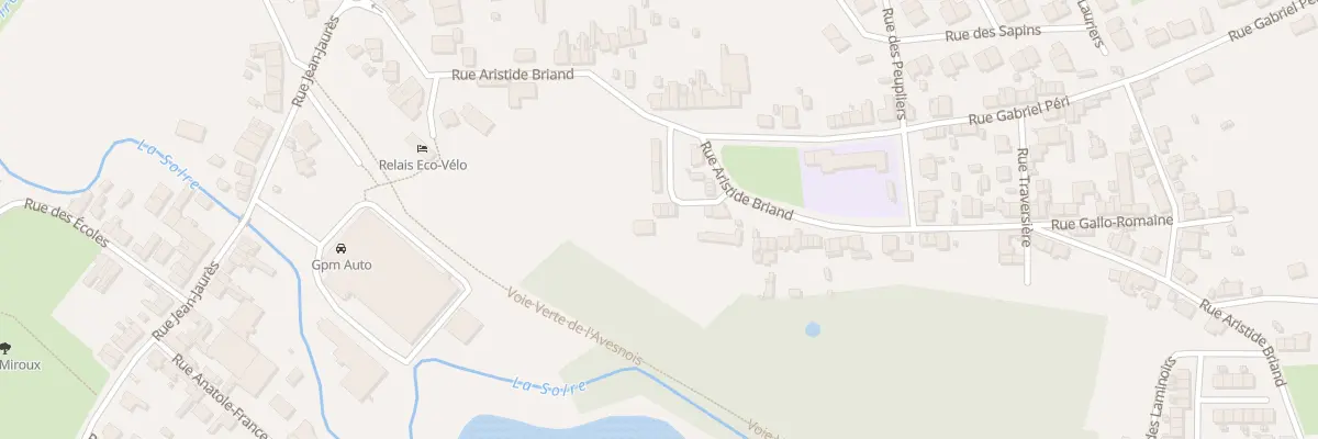 Plan du 10 Rue Aristide Briand à Ferrière-la-Grande