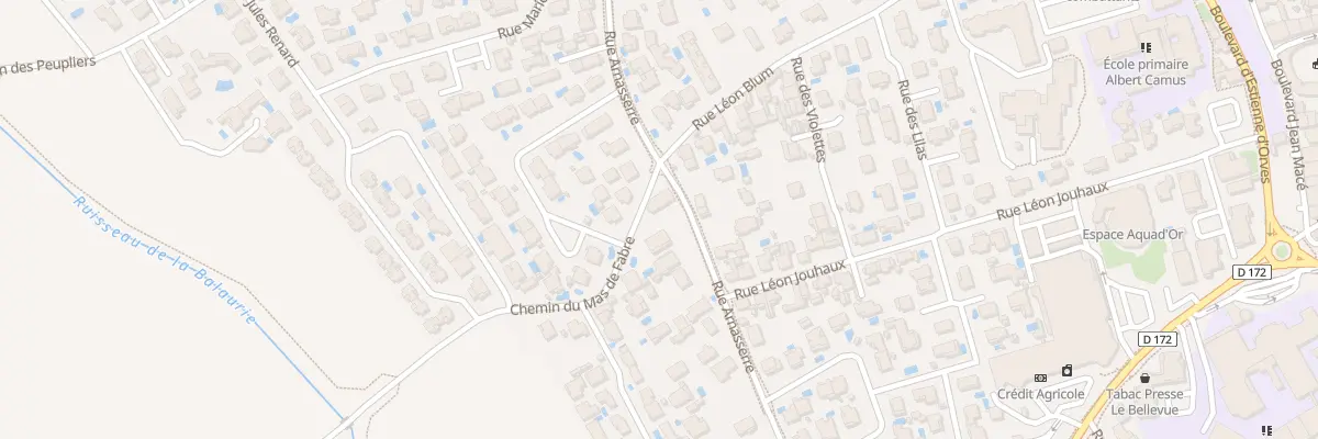 Plan du 9035 Rue Léon Blum à Mauguio