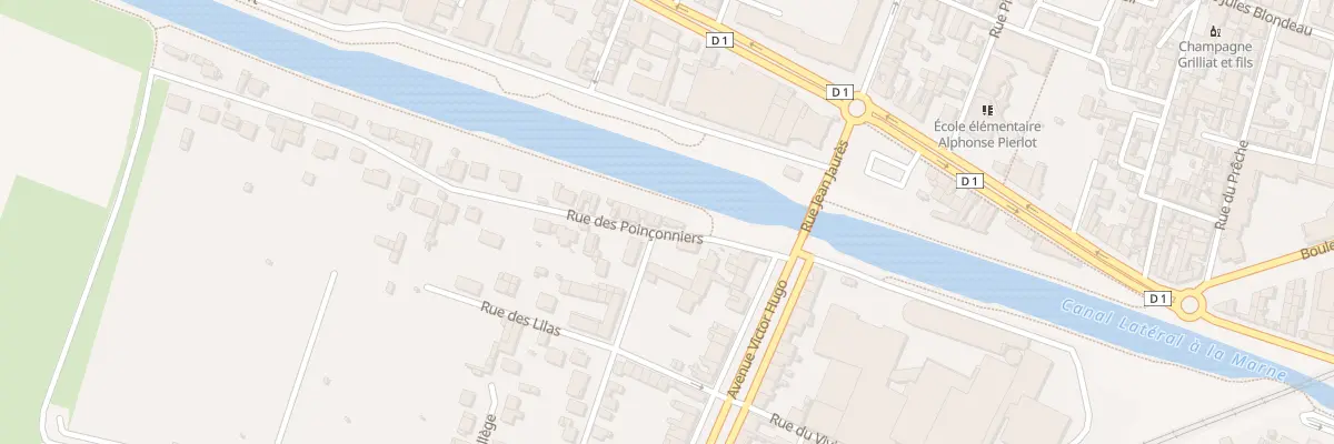 Plan du 4 Rue des Poinçonniers à Aÿ-Champagne
