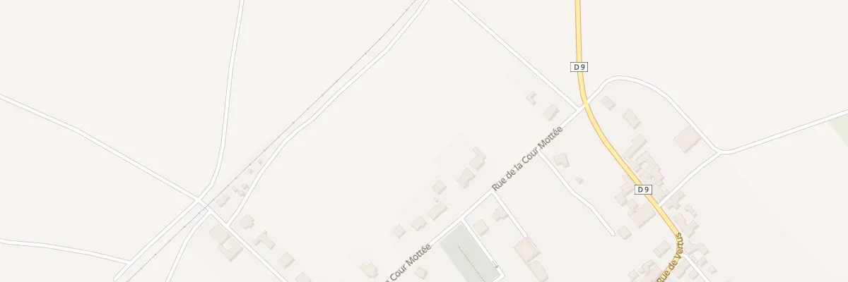 Plan du 7 Rue de la Cour Mottee à Bergères-lès-Vertus