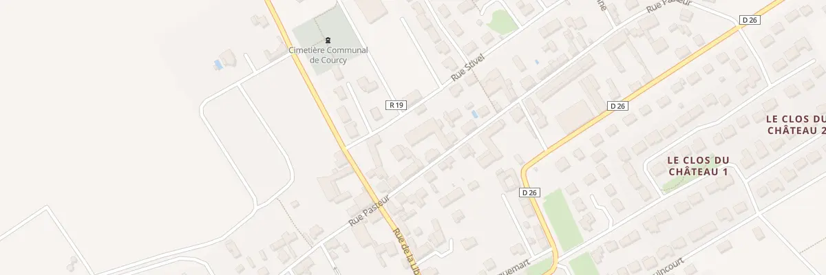 Plan du 21A Rue Pasteur à Courcy