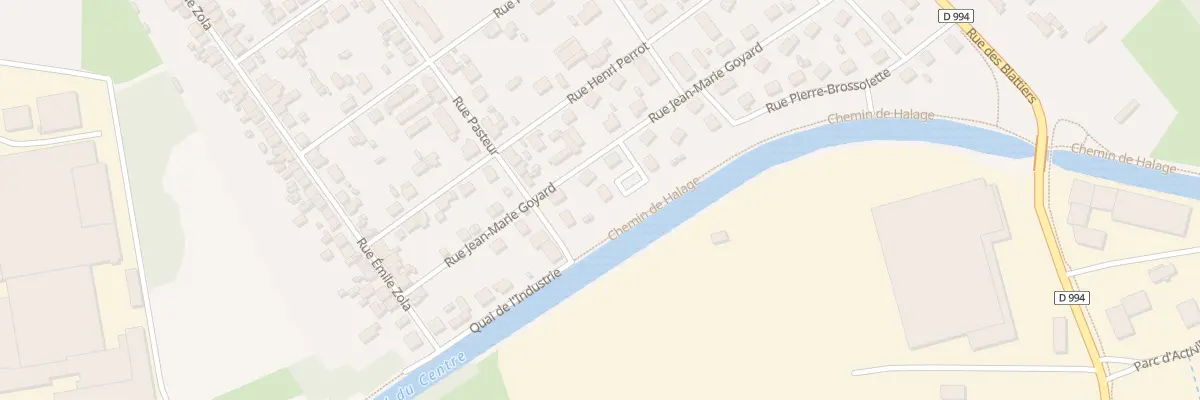Plan du 16 Rue Jean Marie Goyard à Digoin