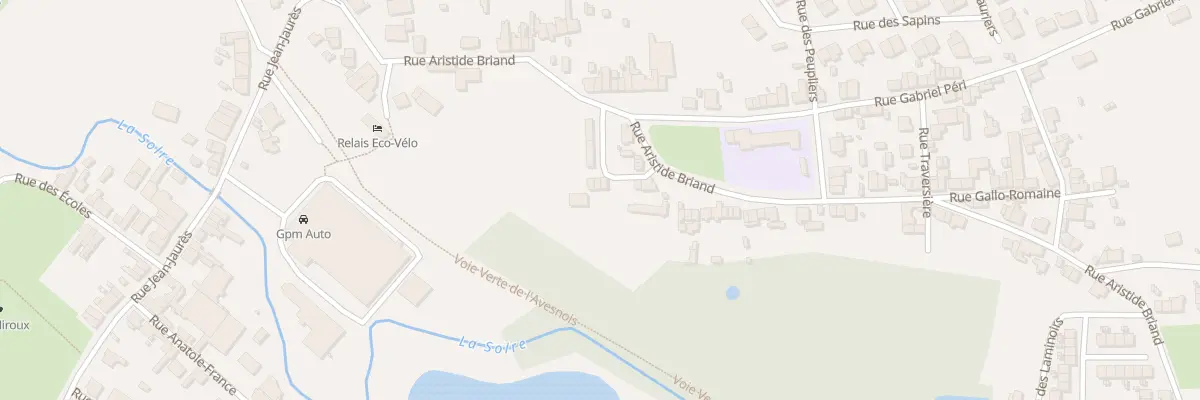Plan du 12 Rue Aristide Briand à Ferrière-la-Grande