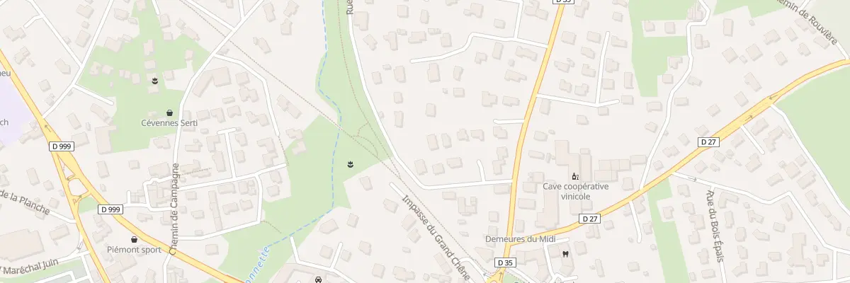 Plan du 144 Rue de la Loubatière à Quissac