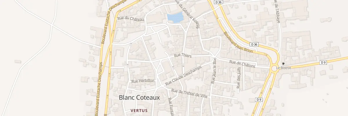 Plan du 10 Rue Thiers à Blancs-Coteaux