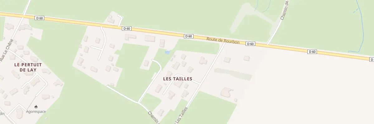 Plan du 5152 Les Tailles à Curdin