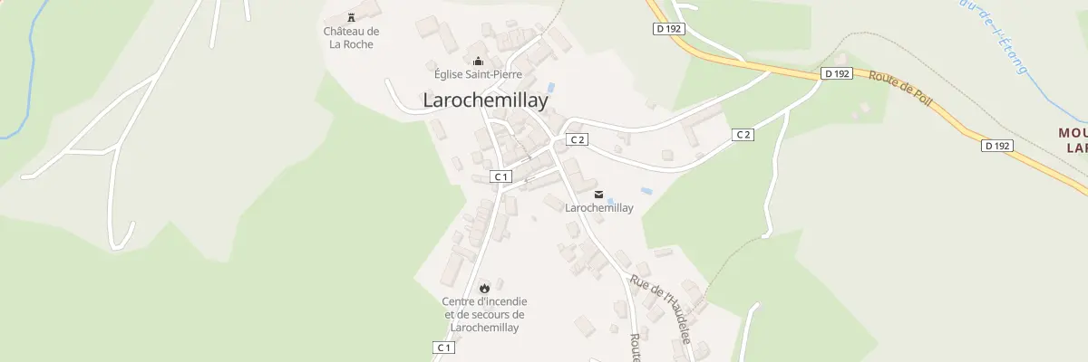 Plan du 1 Rue des Caves à Larochemillay