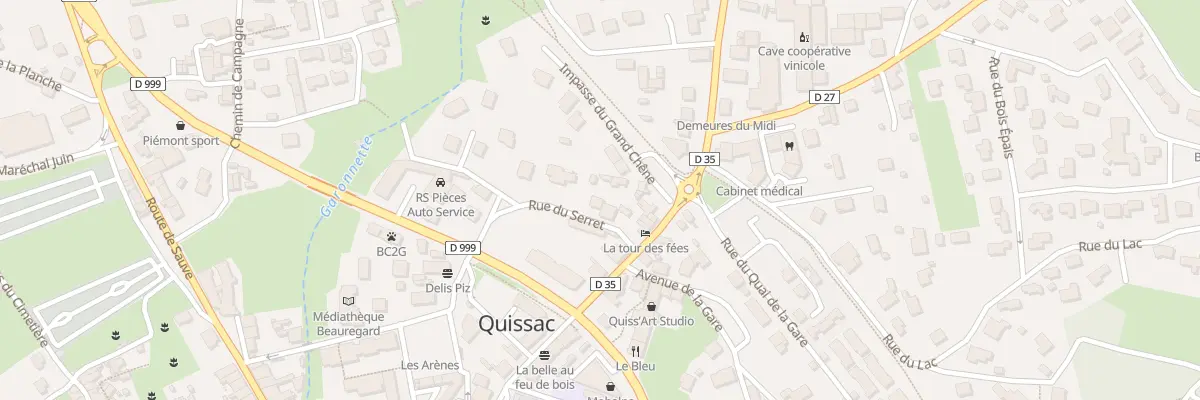 Plan du 361 Rue du Serret à Quissac
