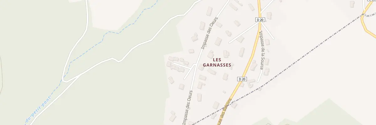 Plan du 4 Imp des Garnasses à Trelins