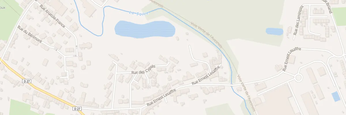 Plan du 43 Rue des Cypres à Ferrière-la-Grande