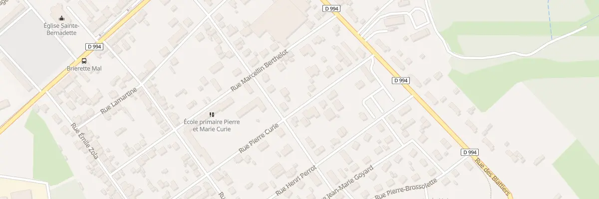 Plan du 13 Rue Pierre Curie à Digoin