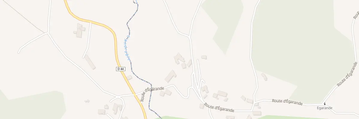 Plan du 213 Rte d’Égarande à Estivareilles