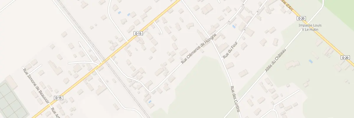 Plan du 8 Rue Clemence de Hongrie à Saint-Lyé