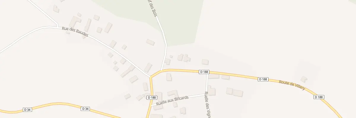 Plan du 3 Rte de Villery à Javernant