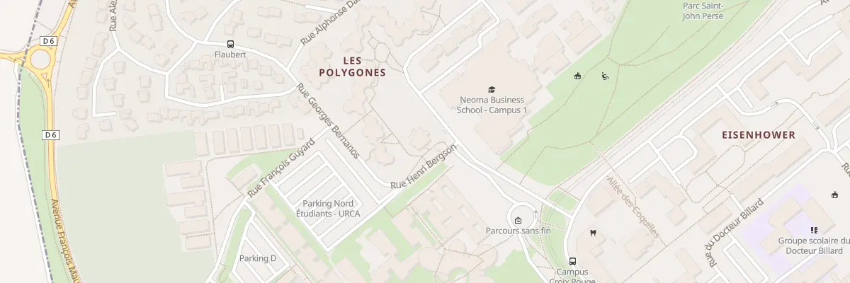 Plan du 11 Rue Alphonse Daudet à Reims