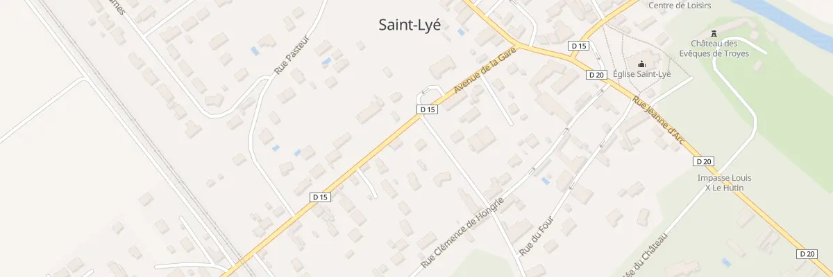 Plan du 11 Av de la Gare à Saint-Lyé