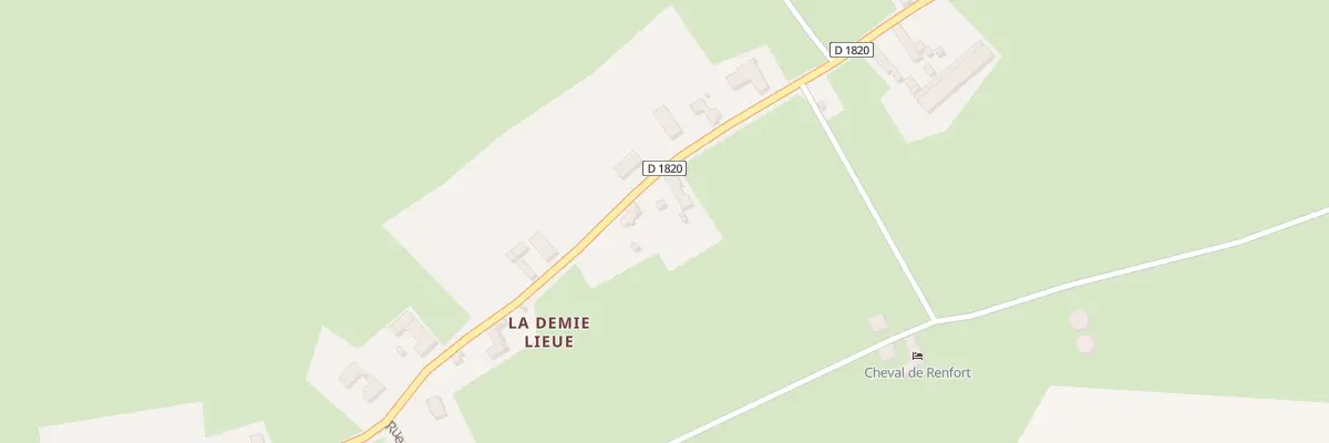 Plan du 7 Ham de la Demie Lieue à Ohis
