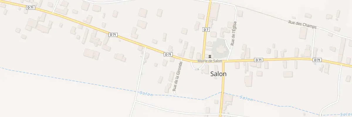 Plan du 5 Rue de Sézanne à Salon
