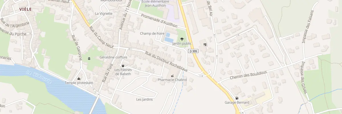 Plan du 29 Rue du Doc Rocheblave à Quissac