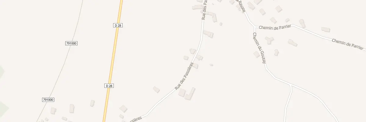Plan du 12 Rue des Passieres à Lantriac