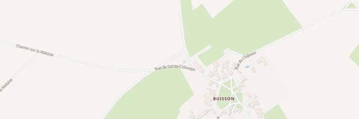 Plan de Ham de Buisson à Angely