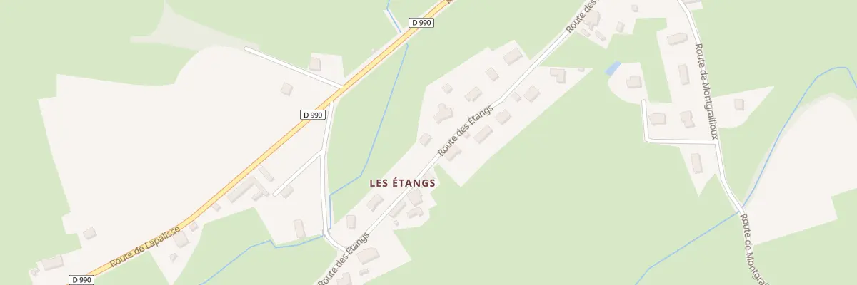 Plan du 410 Rte des Etangs à Chambilly
