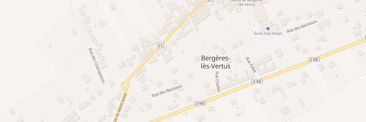 Plan du 37 Rue des Berceaux à Bergères-lès-Vertus