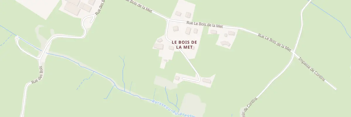 Plan du 5009 Bois de la Met à Curdin