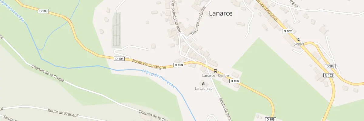 Plan du 5095B Le Village à Lanarce