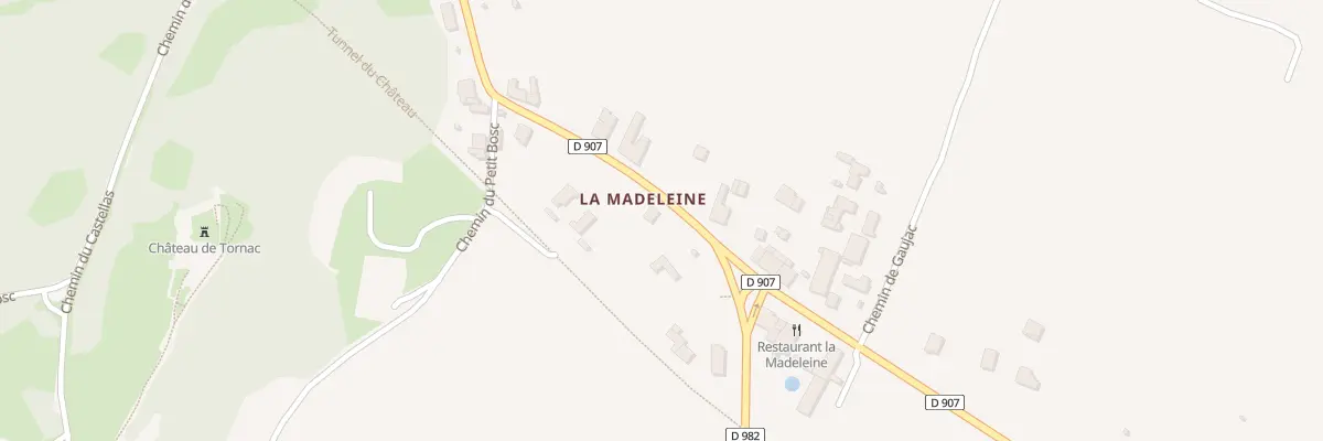 Plan du 368 Rte de Nimes à Tornac