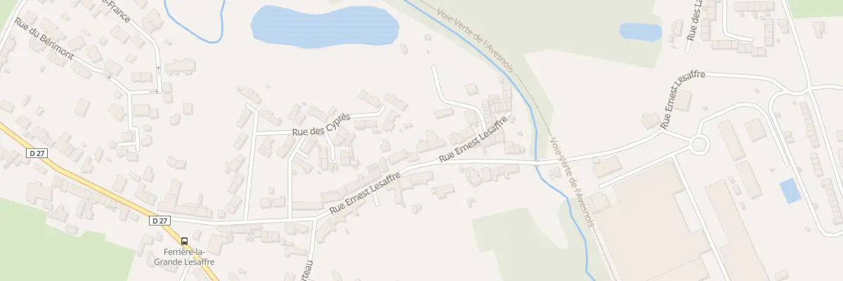 Plan du 39 Rue E Lesaffre à Ferrière-la-Grande
