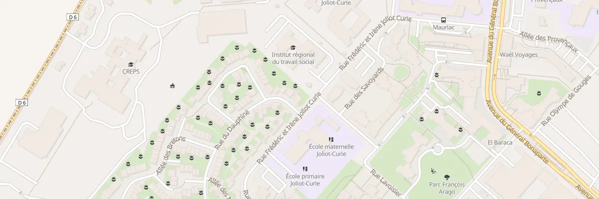 Plan du 2 Rue du Dauphiné à Reims