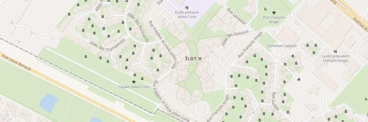 Plan du 21 Rue Joliot Curie à Reims