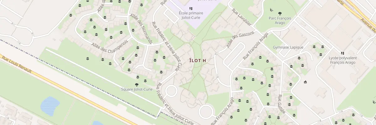 Plan du 19 Rue Joliot Curie à Reims