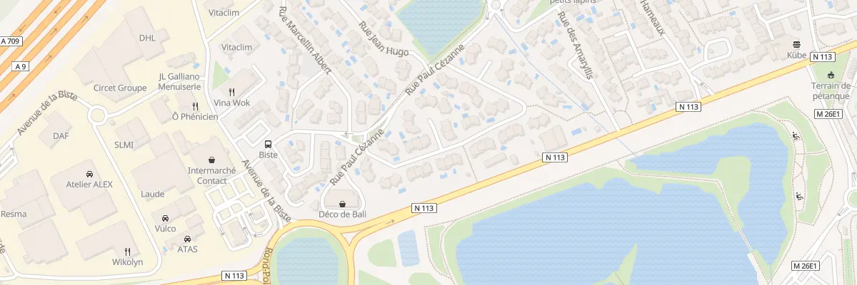 Plan du 45 Rue des Mas de la Treille à Baillargues
